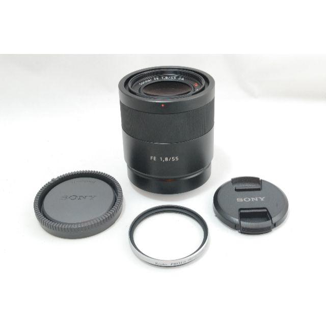 SONY(ソニー)の美品 T* FE 55mm F1.8 ZA おまけ付き #1135 スマホ/家電/カメラのカメラ(レンズ(単焦点))の商品写真