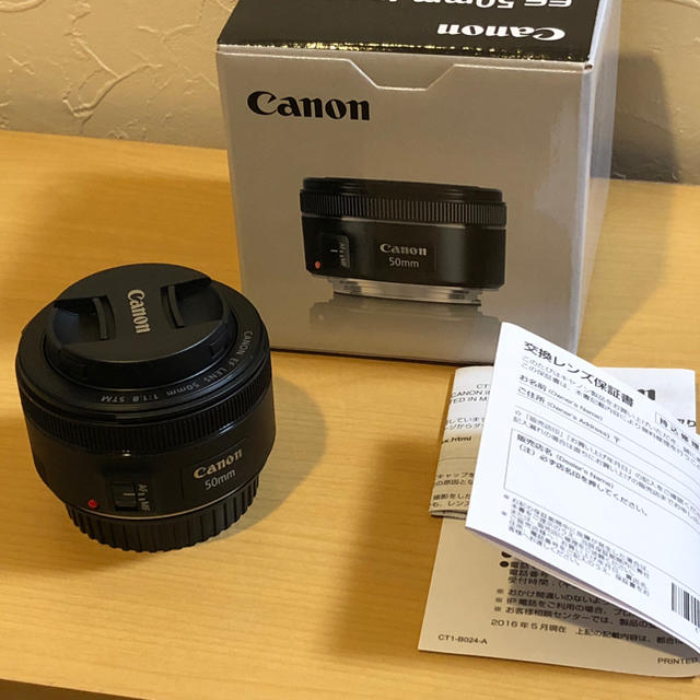 Canon(キヤノン)のcanon ef 50mm  f1.8 STM 美品 スマホ/家電/カメラのカメラ(レンズ(単焦点))の商品写真