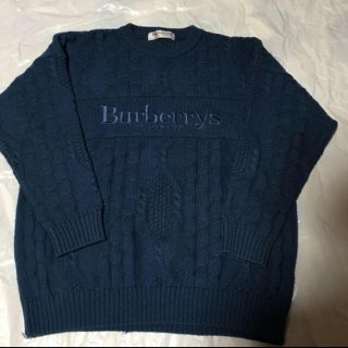 バーバリー(BURBERRY)のBURBERRY ロゴケーブルニット(ニット/セーター)