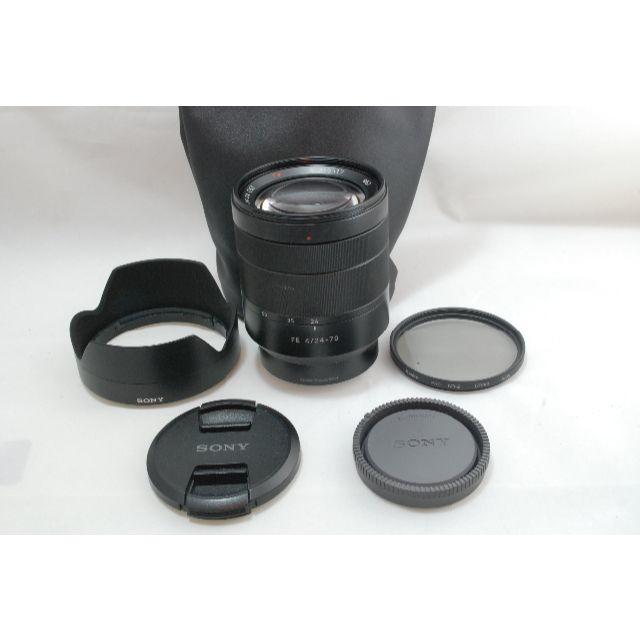 SONY(ソニー)の美品  T* FE 24-70mm F4 ZA OSS おまけ付き #1136 スマホ/家電/カメラのカメラ(レンズ(ズーム))の商品写真