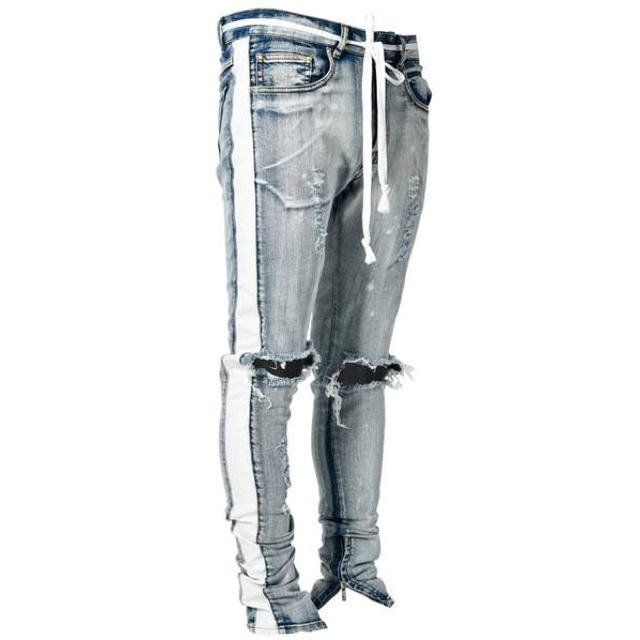 FEAR OF GOD(フィアオブゴッド)のLAKENZIE Track Denim -stone wash メンズのパンツ(デニム/ジーンズ)の商品写真