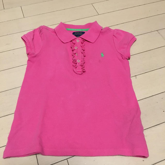 POLO RALPH LAUREN(ポロラルフローレン)のラルフローレン キッズポロシャツ キッズ/ベビー/マタニティのキッズ服女の子用(90cm~)(Tシャツ/カットソー)の商品写真