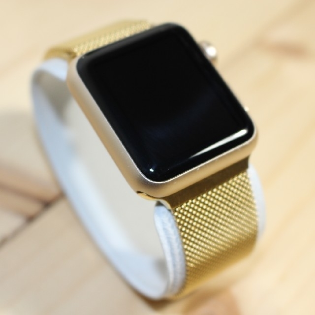 Apple Watch - Apple watch ゴールドミラネーゼループバンドの通販 by パーツショップ｜アップルウォッチならラクマ