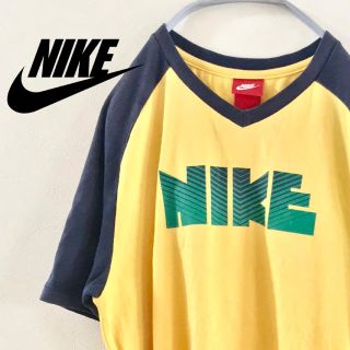 ナイキ(NIKE)の【レトロデザイン】ナイキ 70‘s 復刻 ゴツナイキ ゴツロゴラグラン袖Tシャツ(Tシャツ/カットソー(半袖/袖なし))