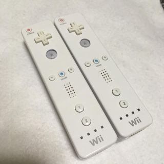 ウィー(Wii)のWii リモコン ホワイト 白 2個 本 セット (その他)