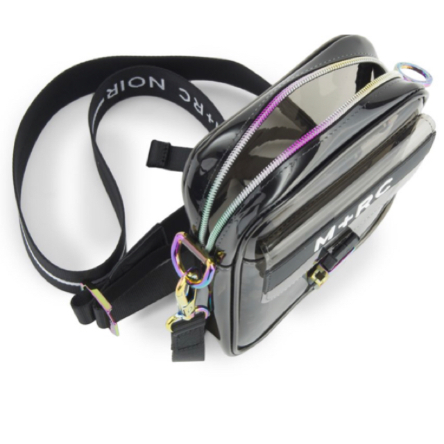 GHOST RAINBOW BLACK PVC BAG