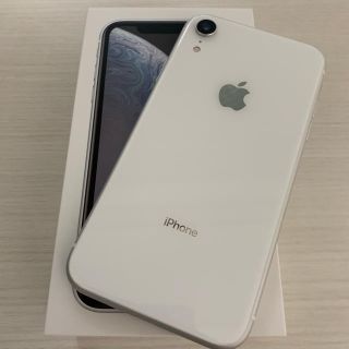 アイフォーン(iPhone)のiPhone XR 64GB ホワイト 美品 ★4/20限定(スマートフォン本体)