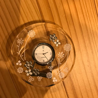 ミキモト(MIKIMOTO)のミキモト 置き時計 花柄(置時計)