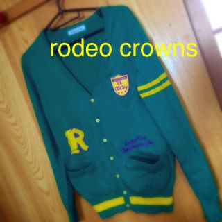 ロデオクラウンズ(RODEO CROWNS)のrodeo crowns.ワッペンカーデ(カーディガン)