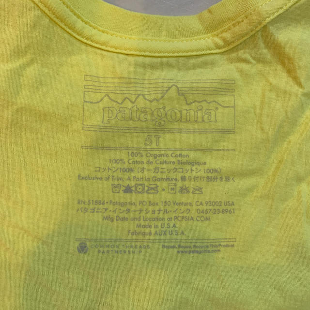 patagonia(パタゴニア)のパタゴニア Tシャツ キッズ/ベビー/マタニティのキッズ服男の子用(90cm~)(Tシャツ/カットソー)の商品写真