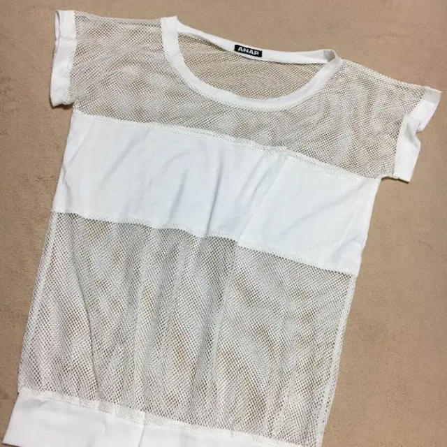 ANAP(アナップ)のANAP☆メッシュTシャツ レディースのトップス(Tシャツ(半袖/袖なし))の商品写真
