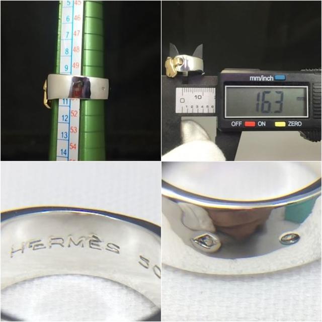 Hermes(エルメス)の新品仕上 希少 エルメス ラセットリング リボン ゴールド 指輪 K18 750 レディースのアクセサリー(リング(指輪))の商品写真