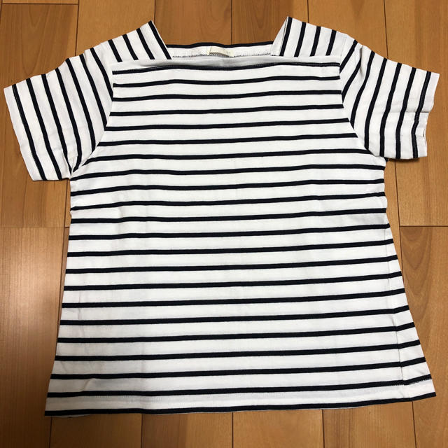 GU(ジーユー)のボーダー Tシャツ 150 キッズ/ベビー/マタニティのキッズ服女の子用(90cm~)(Tシャツ/カットソー)の商品写真