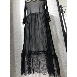 マウジー(moussy)のmoussy  ロング  シルク100%  カーディガン(カーディガン)