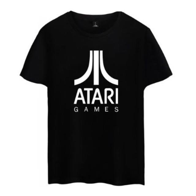 Atari Tシャツ 黒 サイズm ロゴ ゲーム ファミコン アタリ レトロの通販 By レトロ屋 ラクマ