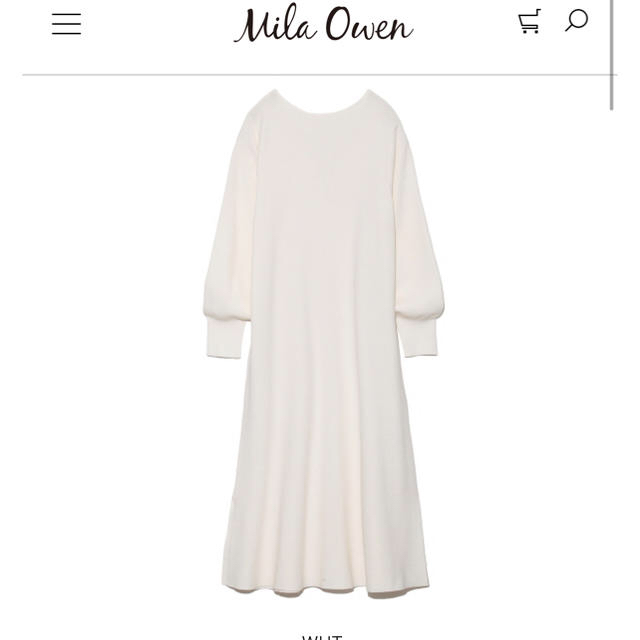 Mila Owen - milaowen バックレースアップニットワンピース👗💓の通販