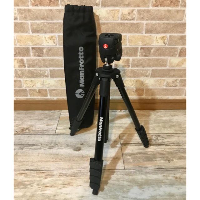 Manfrotto(マンフロット)のManfrotto（マンフロット）三脚・コンパクト・5段・アルミ三脚 スマホ/家電/カメラのカメラ(その他)の商品写真