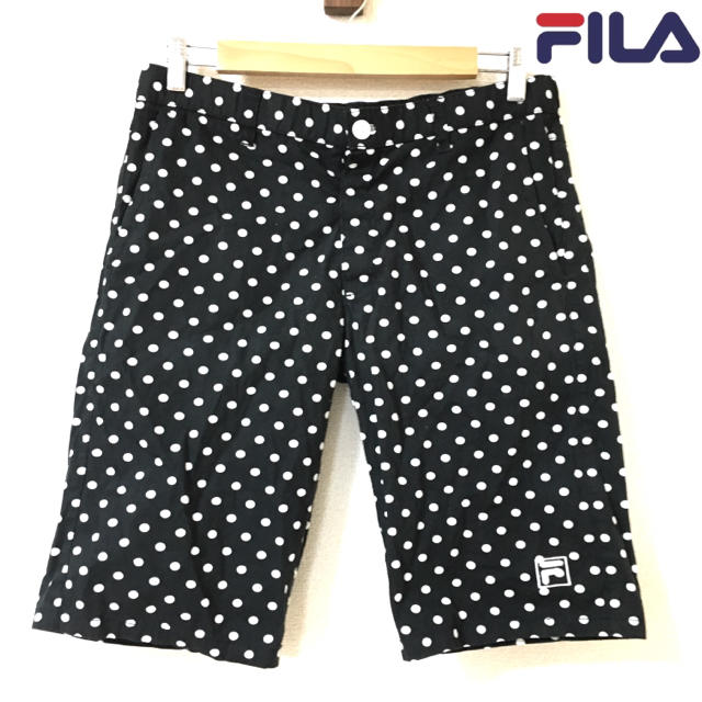 FILA(フィラ)の【FILA】ハーフパンツ(LL)ドット 水玉 フィラ 黒 白 メンズのパンツ(その他)の商品写真