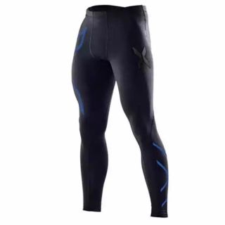 ツータイムズユー(2XU)の2XU  メンズ Lサイズ blue ロングタイツ(レギンス/スパッツ)