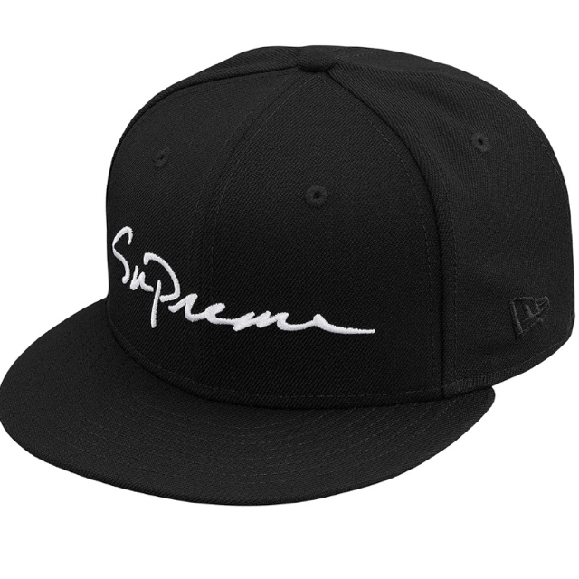 Supreme(シュプリーム)のsupreme new era  18fw  7 1/2 ブラック メンズの帽子(キャップ)の商品写真