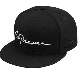 シュプリーム(Supreme)のsupreme new era  18fw  7 1/2 ブラック(キャップ)