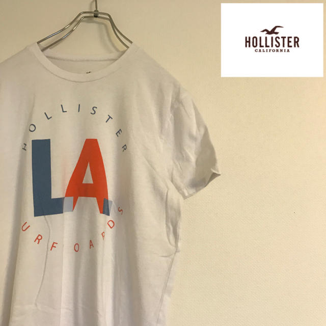 Hollister(ホリスター)のHOLLISTER ホリスター LA デカロゴ 半袖 Tシャツ サーフ Sサイズ メンズのトップス(Tシャツ/カットソー(半袖/袖なし))の商品写真