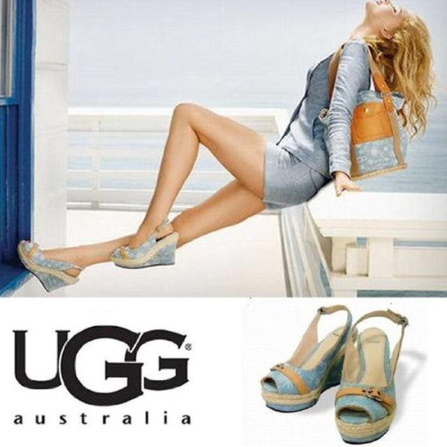 レディースUGG デニムサンダル