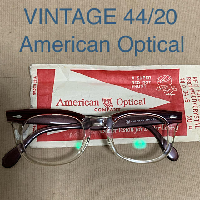 JDA購入ヴィンテージ アメリカンオプティカル American Optical メンズのファッション小物(サングラス/メガネ)の商品写真