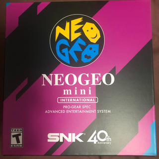 ネオジオ(NEOGEO)の新品  neogeo mini international(家庭用ゲーム機本体)