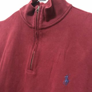 ポロラルフローレン(POLO RALPH LAUREN)の古着  ポロ ハーフジップ  スーピマコットン(スウェット)