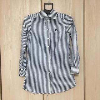 バーバリーブルーレーベル(BURBERRY BLUE LABEL)の【BURBERRY】ロング丈長袖ストライプシャツ(シャツ/ブラウス(長袖/七分))