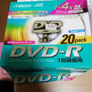 ビクター(Victor)のVictor DVD-R 10枚(PC周辺機器)