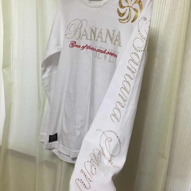 877*7(BANANA SEVEN)(バナナセブン)のバナナ７☆ロンT レディースのトップス(Tシャツ(長袖/七分))の商品写真