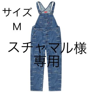 supreme Logo Denim Overalls Mサイズ blue