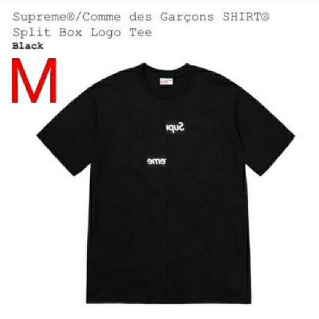 Comme des Garcons SHIRT Split Box Logo Tシュプリーム女子