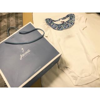 ジャカディ(Jacadi)の新品未使用 jacadi リバティ ロンパース(ロンパース)