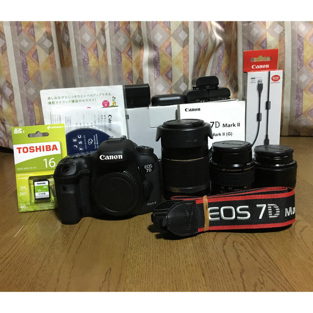 Canon EOS 7D Mark II 標準&望遠&単焦点トリプルレンズセット