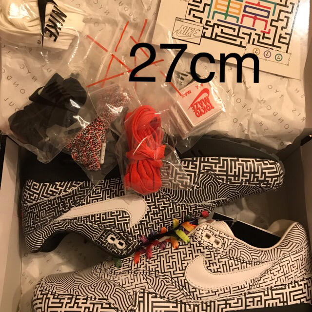 5%クーポンで2万2千nike air max1 Tokyo maze 27cm