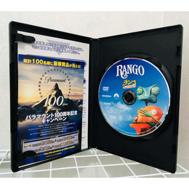 美品！ ランゴ 映画 DVD ジョニーデップ エンタメ/ホビーのDVD/ブルーレイ(外国映画)の商品写真