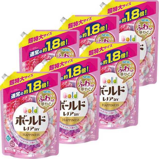 ボールド アロマティックフローラル&サボンの香り 詰め替え1.26kg×6個 インテリア/住まい/日用品の日用品/生活雑貨/旅行(洗剤/柔軟剤)の商品写真