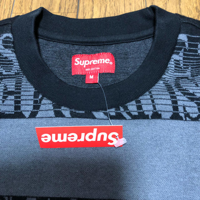 Supreme Text Stripe Jacquard 19ss