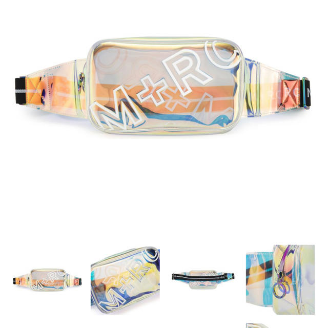 M+RC NOIR OVERDUE RAINBOW PVC BELT BAG