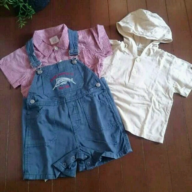 BeBe(ベベ)のBeBe☺GAP baby 3点セット キッズ/ベビー/マタニティのキッズ服男の子用(90cm~)(Tシャツ/カットソー)の商品写真