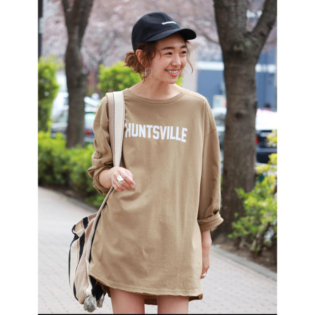 Ungrid(アングリッド)の新品タグ付きUngrid  ナンバリングビッグロングスリーブTee レディースのトップス(Tシャツ(長袖/七分))の商品写真