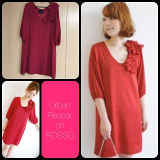 アーバンリサーチロッソ(URBAN RESEARCH ROSSO)のUR ROSSO♡フラワーワンピース(その他ドレス)