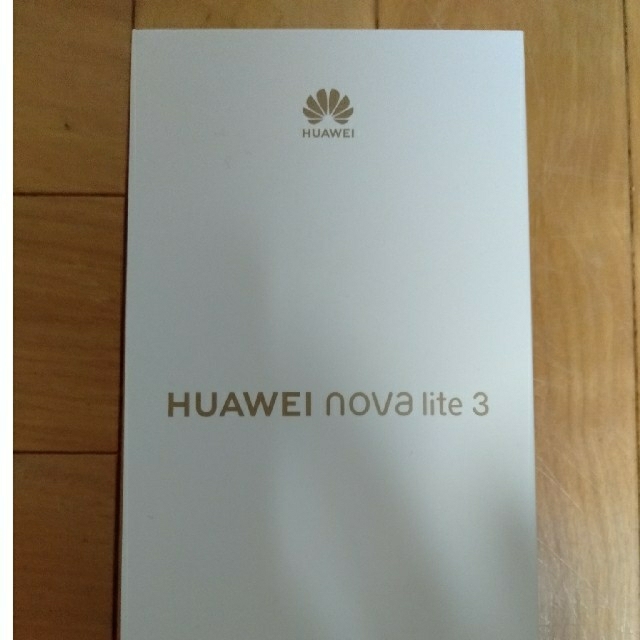 シムフリースマホ　ブラック　Huawei nova lite3