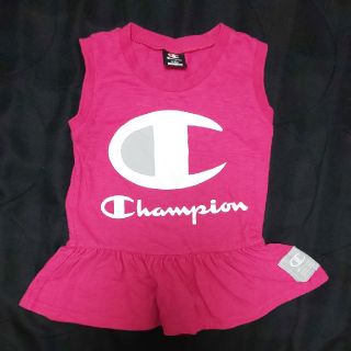 チャンピオン(Champion)のチャンピョン チュニック 女の子 120 新品同様(Tシャツ/カットソー)