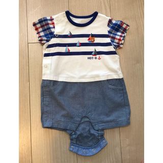 ミキハウス(mikihouse)のDai-mama様専用☆美品☆ミキハウス ロンパース 70①②2点(ロンパース)