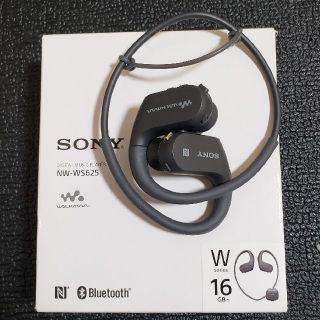 ウォークマン(WALKMAN)のソニーNW-WS625Bウォークマン16GBランニング水泳に(ヘッドフォン/イヤフォン)