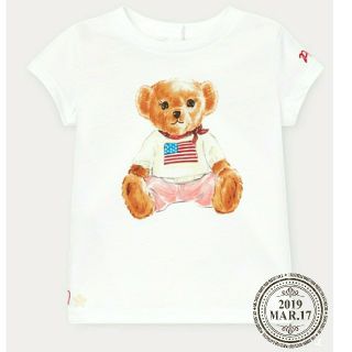 ラルフローレン(Ralph Lauren)の新品♡ラルフローレン ベアTシャツ 24M 90cm(Tシャツ/カットソー)